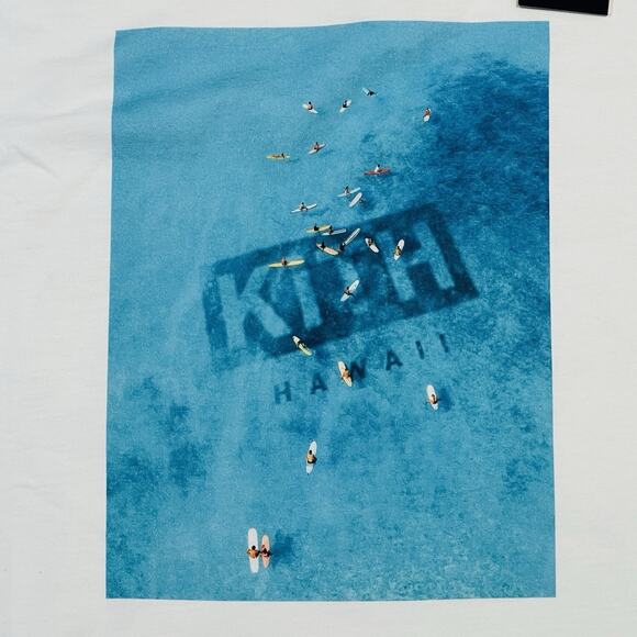 NWT KITH Honolulu Hawaii Exclusive CORAL REEF White Tee T-Shirt Mens Size Large - Picture 2 of 11